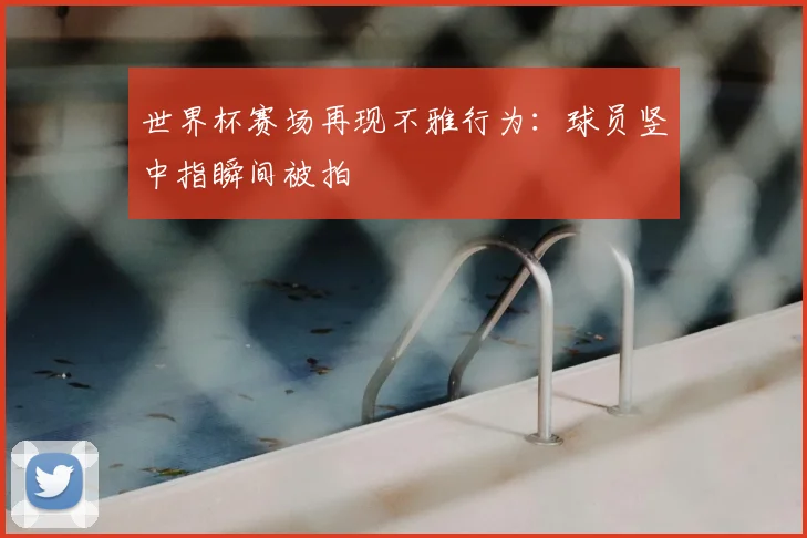 世界杯赛场再现不雅行为：球员竖中指瞬间被拍